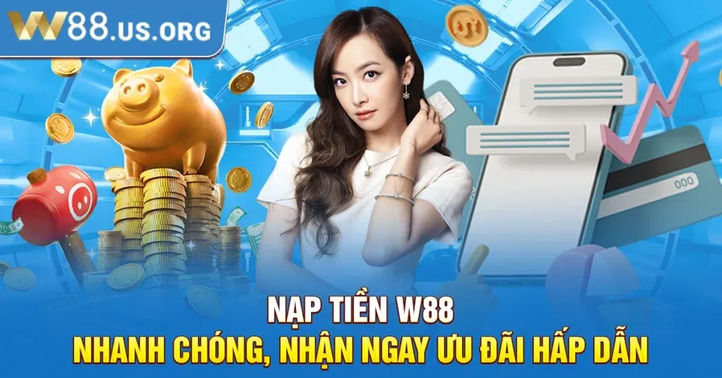 Nạp tiền W88 - nhanh chóng, nhận ngay ưu đãi hấp dẫn