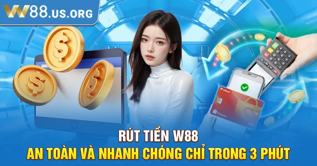 Rút tiền W88 - An toàn và nhanh chóng chỉ trong 3 phút